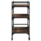 Kitchen Trolley Brown Oak 65x40x86.5 cm Engineered Wood 842400