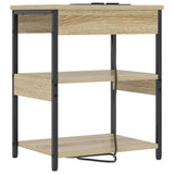 Bedside Cabinet Sonoma Oak 41 x 31 x 51 cm Engineered Wood 859537