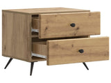 Bedside Cabinet Artisan Oak 43 x 34.5 x 47.5 cm Engineered Wood 895463