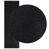 Rug HUARTE Short Pile Soft and Washable Black 80x250 cm 375111