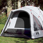 ZNTS Camping Tent Dome 3-Person White Blackout Fabric Quick Release 4004225