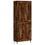 Highboard Smoked Oak 69.5x34x180 cm Engineered Wood 3199702