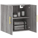 Wall Cabinet Grey Sonoma Engineered Wood Medium Wall Cabinet 829954