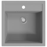 Granite Kitchen Sink Single Basin Grey 142949