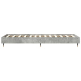 Bed Frame Concrete Grey 80 x 200 cm Engineered Wood 8009053