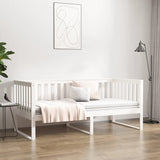Day Bed without Mattress White 90x200 cm Solid Wood Pine 820872