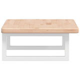 Basin Shelf Wall Mounted Steel and Solid Wood Oak 3302332
