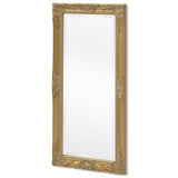 Wall Mirror Baroque Style 100x50 cm Gold 243680