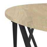 ZNTS Coffee Table Sonoma Oak Engineered Wood 80 x 80 x 42 cm 868250