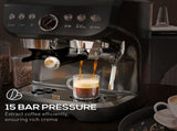 15 Bar Coffee Machine, with Adjustable Grind, Steamer and Accessories T3398P329960