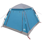 Instant Tent with Rainfly 3-Person Quick-Release with Roof Blue 42008400