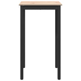 Bar Table Natural 60 x 60 x 105 cm Solid Pine Wood 892797