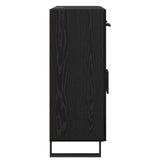 Sideboard Black Oak 69.5 x 34 x 90 cm Engineered Wood 882310