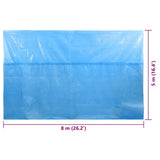 Pool Cover Blue Polyethylene 800x500 cm Water-resistant materials 92960