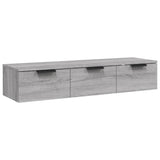 Wall Cabinet Grey Sonoma 102x30x20 cm Engineered Wood 817097