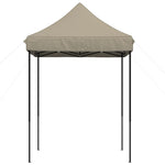 ZNTS Foldable Party Tent Pop-Up Taupe 200x200x306 cm 4004986