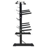 Dumbbell Rack Black 99 x 45 x 95.5 cm Powder-Coated Steel 42002574