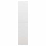 Locker Cabinet White 90x40x180 cm Steel 335970