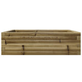 Garden Planter 80x80x23 cm Impregnated Wood Pine 847202