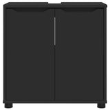 Bathroom Basin Cabinet Black 60 x 30 x 60 cm Engineered Wood 888748