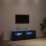 TV Cabinet 2 pcs Black Oak 60 x 35 x 40 cm Engineered Wood 862556