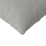 Sofa Pillows 2 pcs Light Grey 200 x 40 cm Fabric 42013898