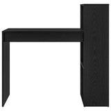 Desk with Shelf Black Oak 108 x 55 x 103.5 cm Engineered Wood 869459