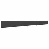 9-panel Wind Screen Fabric 1200x120 cm Anthracite 47194