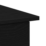 Desk with Drawer Black Oak 100 x 50 x 76 cm Engineered Wood 862464