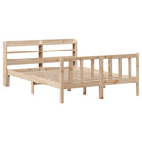Bed Frame without Mattress 160x200 cm Solid Wood Pine 3306584