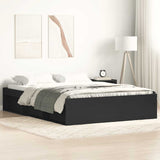 Bed Frame without Mattress Black 120x200 cm 3203853