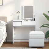 Dressing Table with Mirror White 73x46.5x120 cm 848220