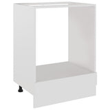 Oven Cabinet Lyon White 60x46x81.5 cm Engineered Wood 802497