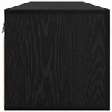 Wall Cabinet Black oak 100 x 36.5 x 35 cm Engineered wood 879566