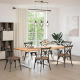 Dining Table Legs V-Shape 3 pcs White 70x cm Steel 4012585