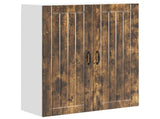 Wall Cabinet LUCCA Smoked Oak 80 x 31 x 100 cm Engineered Wood 885150