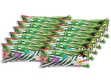 Cushion Cover 12 pcs HOUTEN Black 40 x 80 cm Polyester 918282