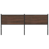 Replace Headboard Brown Oak 190 cm Engineered Wood and Steel 4007802