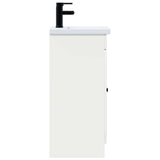 Bathroom Vanity with Sink High Gloss White 42 x 40 x 84.5 cm 890058