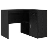 Corner Desk with Drawer Black Oak 102 x 88 x 75 cm 3337274