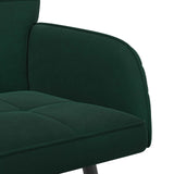 2 Seater Sofa with Metal Legs 2-Seater Dark Green Velvet 42051053
