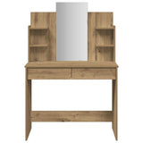 Dressing Table with Mirror Artisan Oak 96x39x142 cm 857012