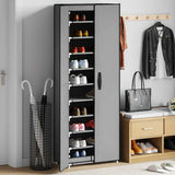 Shoe Rack Grey Non-woven fabric , steel Medium 337259