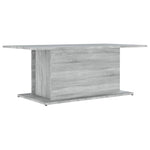 Coffee Table Grey Sonoma 102x55.5x40 cm Engineered Wood 813093