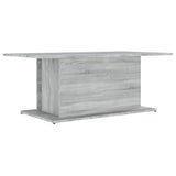 Coffee Table Grey Sonoma 102x55.5x40 cm Engineered Wood 813093