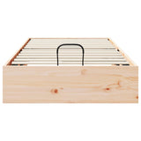 Ottoman Bed Frame with Storage Natural 100 x 200 cm 3418771