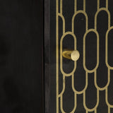 Highboard 40x33x110 cm Solid Wood Mango 358349