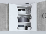 Wall Corner Cabinet LUCCA Concrete Grey 57 x 57 x 80 cm 885078