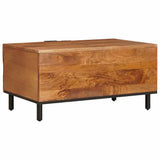Coffee Table Brown 80 x 50 x 40 cm Solid Mango Wood 4017905