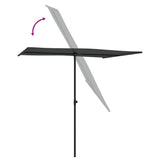Garden Parasol with Aluminium Pole 2x1,5 m Anthracite 47338